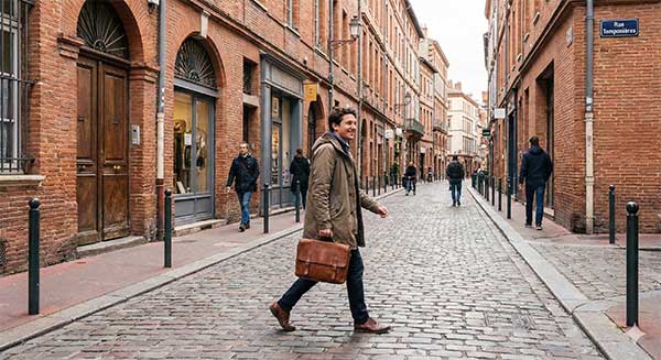 Piéton-marchant-depuis-la-place-Saint-Georges-vers-la-boutique-de-cigarette-électronique-Ismoke31
